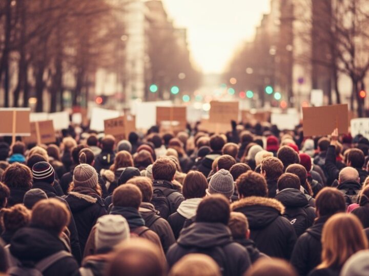 Demonstrant oskarżony o znieważenie policjantów podczas protestu w Świnoujściu