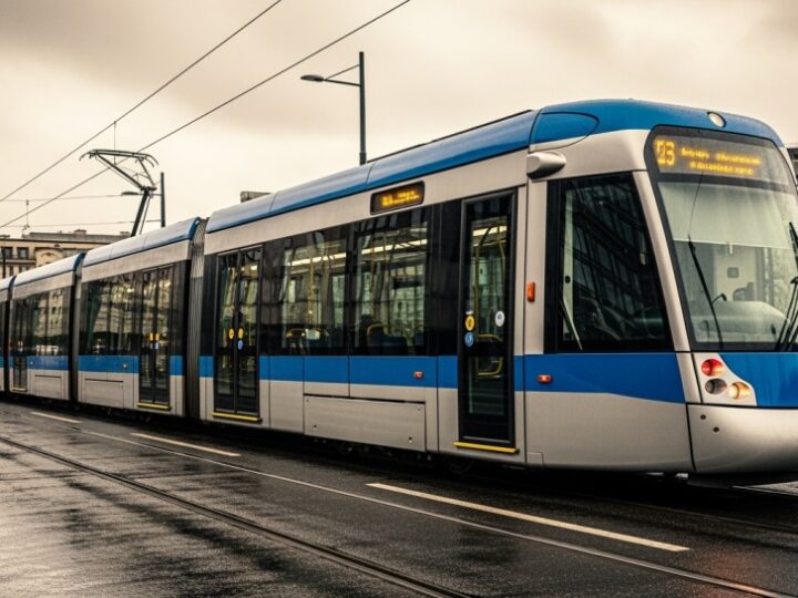 Poważne utrudnienia w Szczecinie po zderzeniu tramwaju z samochodem!