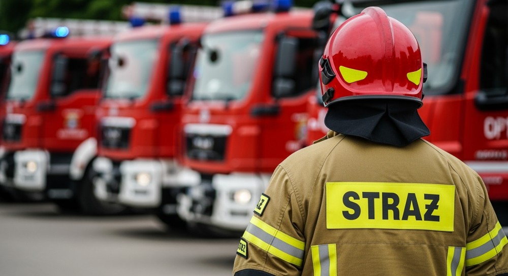 Pożar budynku przy Pocztowej w Szczecinie: jedna osoba ranna w akcji gaśniczej