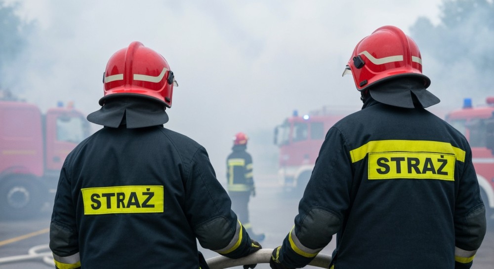 Pożar wózka dziecięcego na klatce schodowej w Szczecinie: Szybka akcja strażaków ratuje mieszkańców!