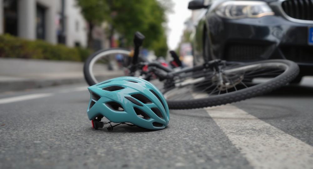Rowerzysta ranny w groźnym wypadku z autem w Goleniowie