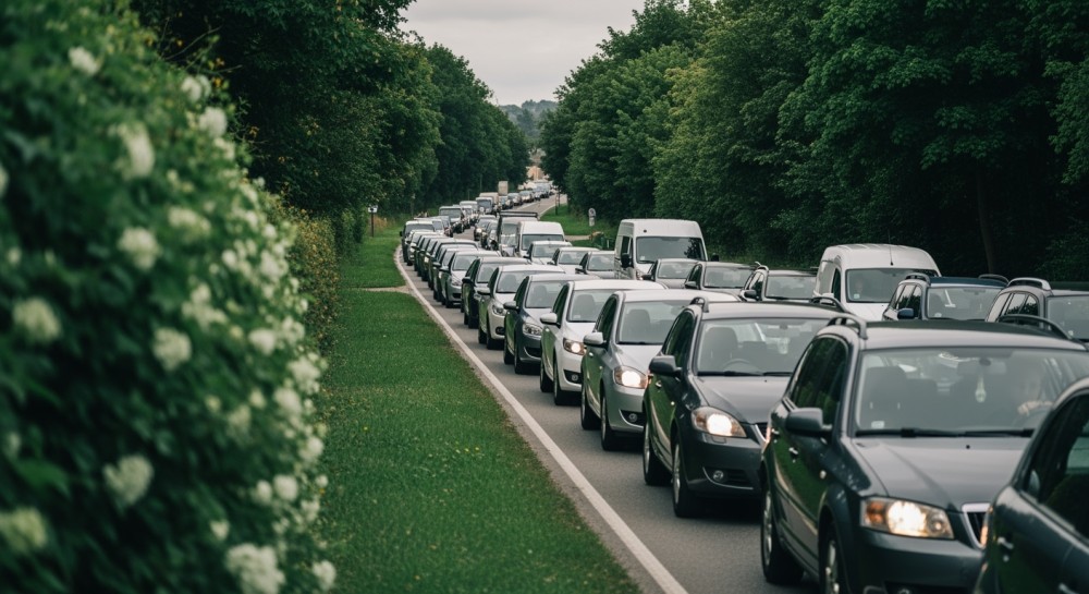 Utrudnienia na S6: Pęknięta opona blokuje ruch między Goleniowem a Nowogardem