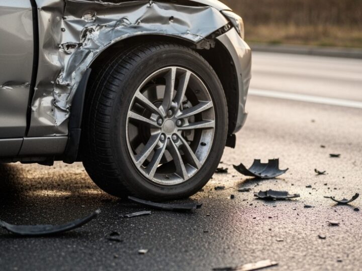 Wypadek na ul. Ludowej: Dwie osoby ranne w zderzeniu z wiatą przystankową