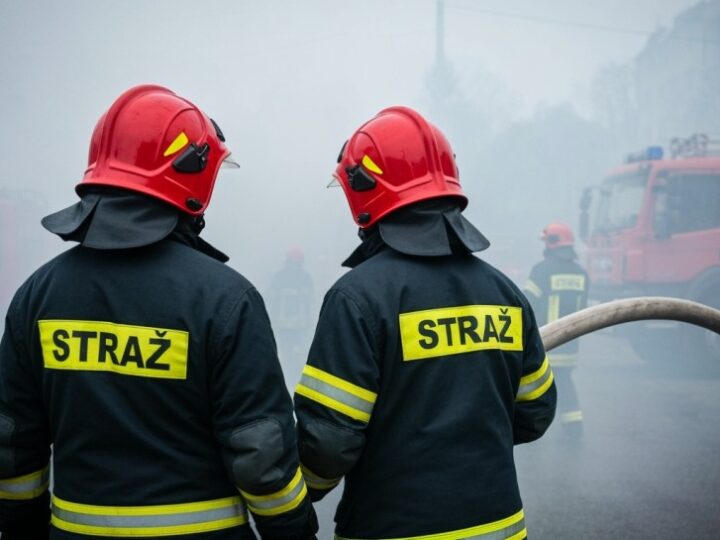 Policjanci uratowali kamienicę przed pożarem – błyskawiczne działania na miejscu zdarzenia