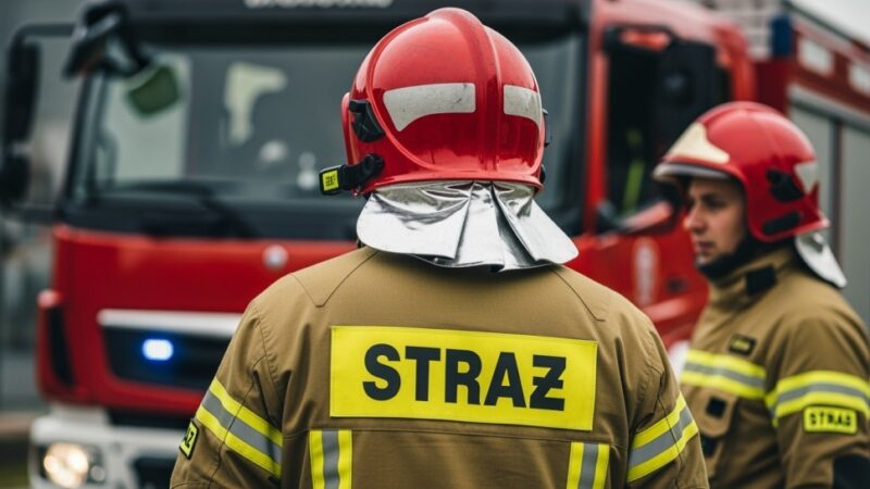 Strażacy w akcji: Ratunek dla rannego łabędzia w Szczecinie