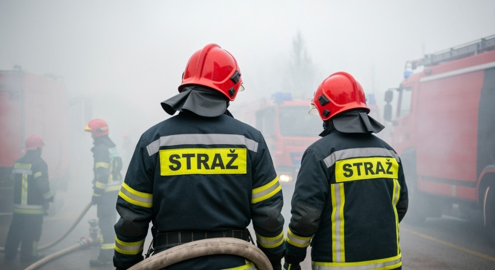 Bohaterska interwencja policjanta ratuje osiedle przed pożarem