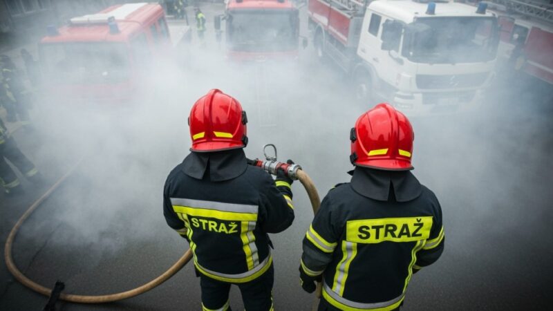 Pożar w Szczecinie: Tragiczne wydarzenia na dziewiątym piętrze bloku