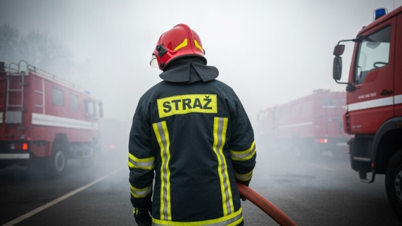 Pożar lasów na Mazowszu: strażacy walczą z ogniem w powiecie wołomińskim