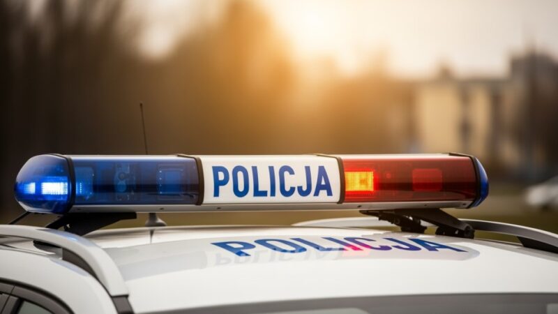 Motocyklista w Szczecinie traci kontrolę, policja w akcji!