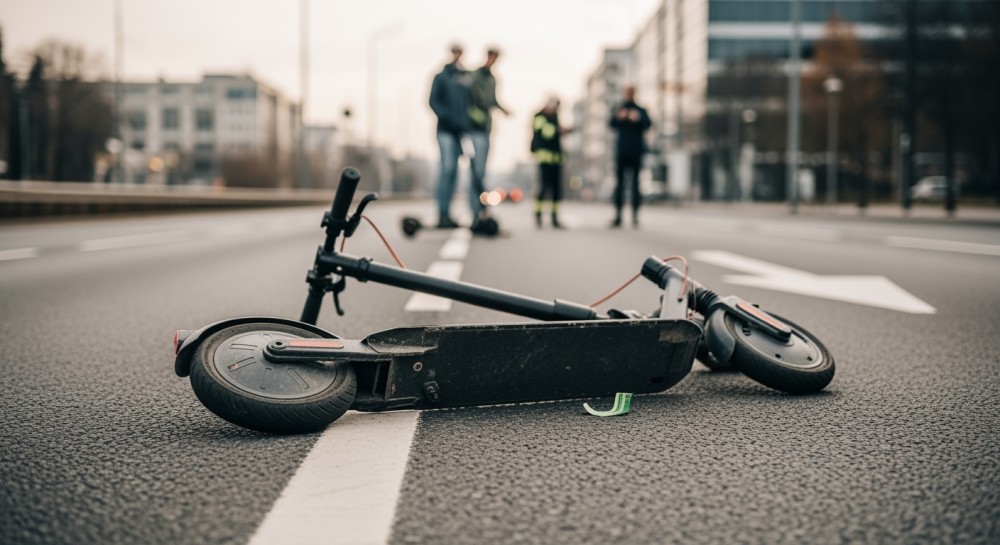 Hulajnoga, alkohol i narkotyki: niebezpieczna jazda w Szczecinie!