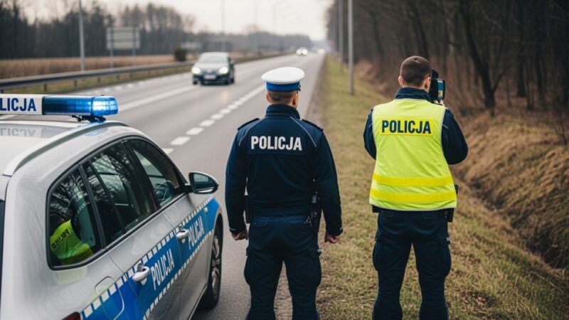 Szczecin pod lupą: ponad 380 wykroczeń drogowych w weekendowych kontrolach