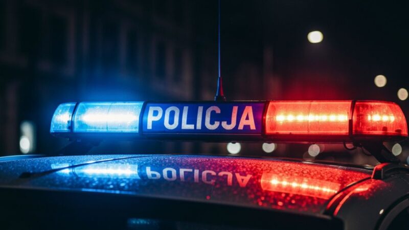 Agresywny mężczyzna próbował odebrać broń policjantom w Gryfinie