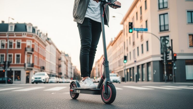 Bezpieczeństwo na dwóch kółkach: Policja kontroluje użytkowników hulajnóg i rowerów w Szczecinie